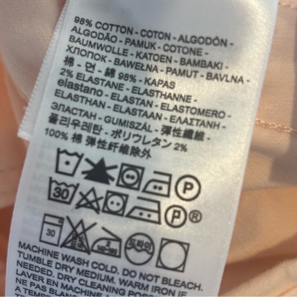 LEVI’S Pale Peach Women’s Button Down Romper with Pockets and Collar Size XS‎ - Picture 5 of 16